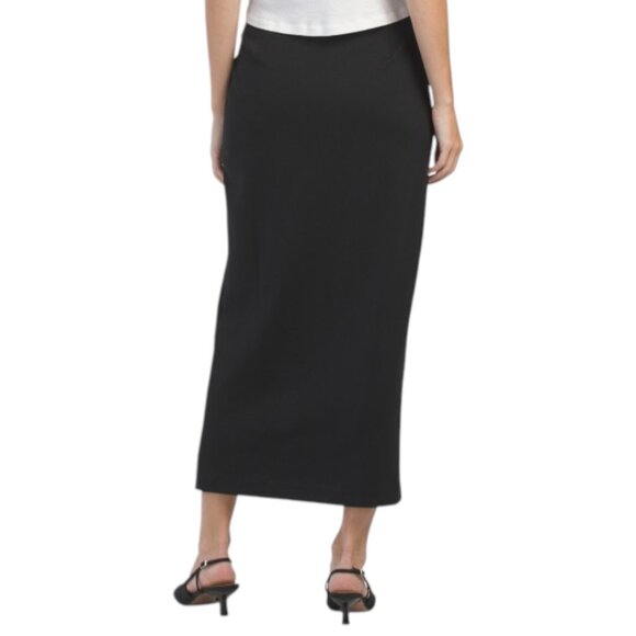 KENNETH COLE Zip A-line Midi Skirt - Picture 2 of 2